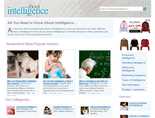 Tablet Screenshot of aboutintelligence.co.uk